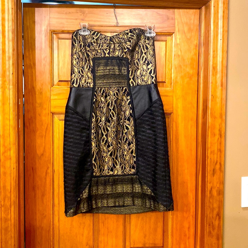 Nicole Miller strapless dress